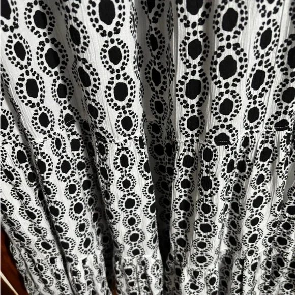 Style & Co. Monochrome Abstract Maxi Dress 2X - Picture 4 of 4